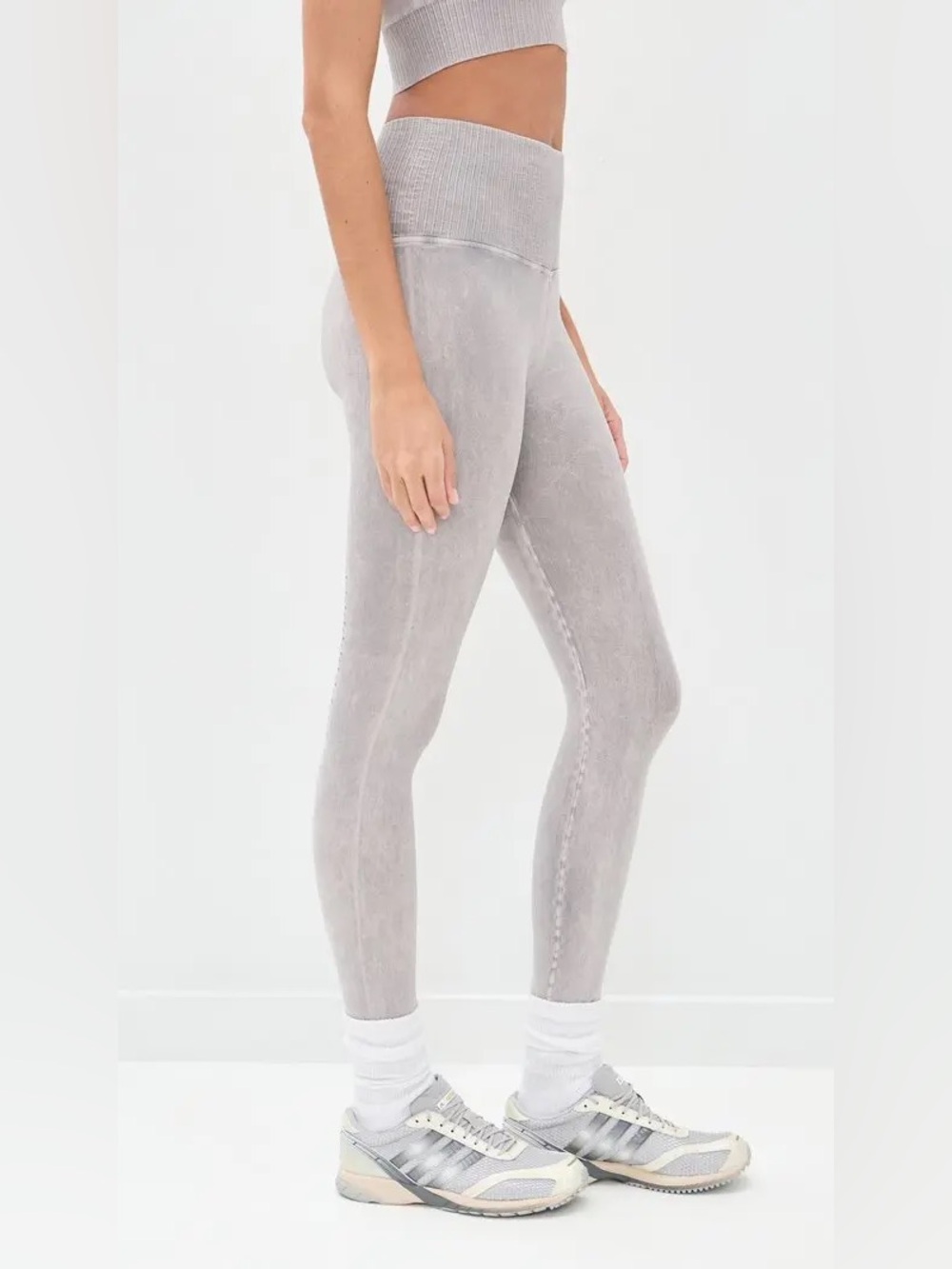 Free People FP Movement good karma leggings light gray